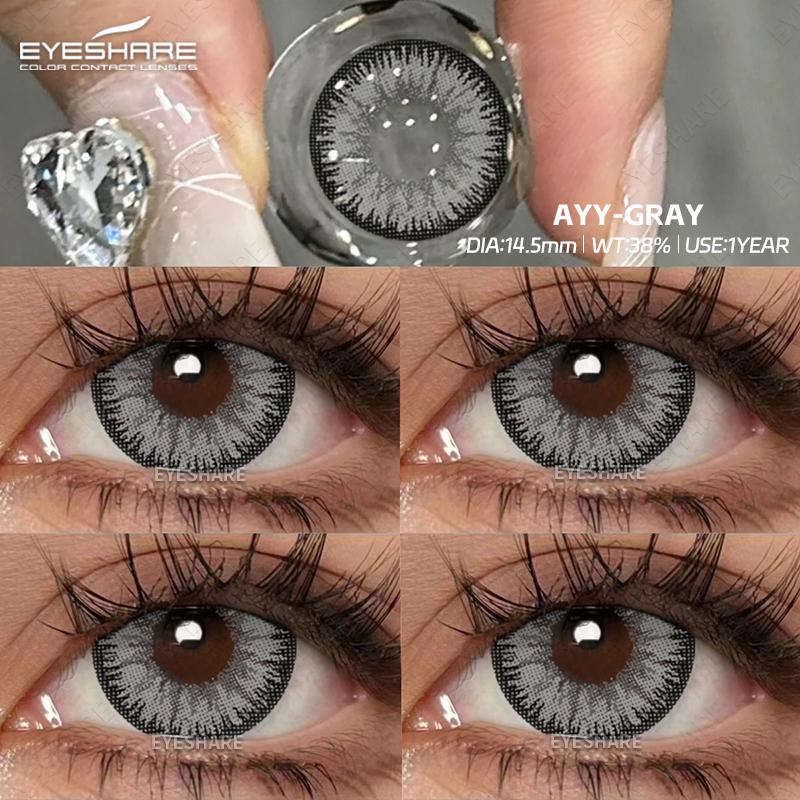 Eyeshare 1Pair Halloween Colored Contact Lenses for Eyes Lenses Red Eye Contacts Blue Eye Lens Cosplay Color Contact Lenses