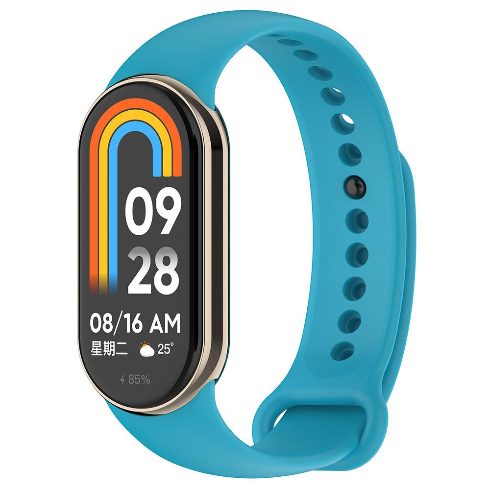 Силиконовый ремешок для Xiaomi Mi Band 9/8 NFC - Прочный, гибкий и удобный