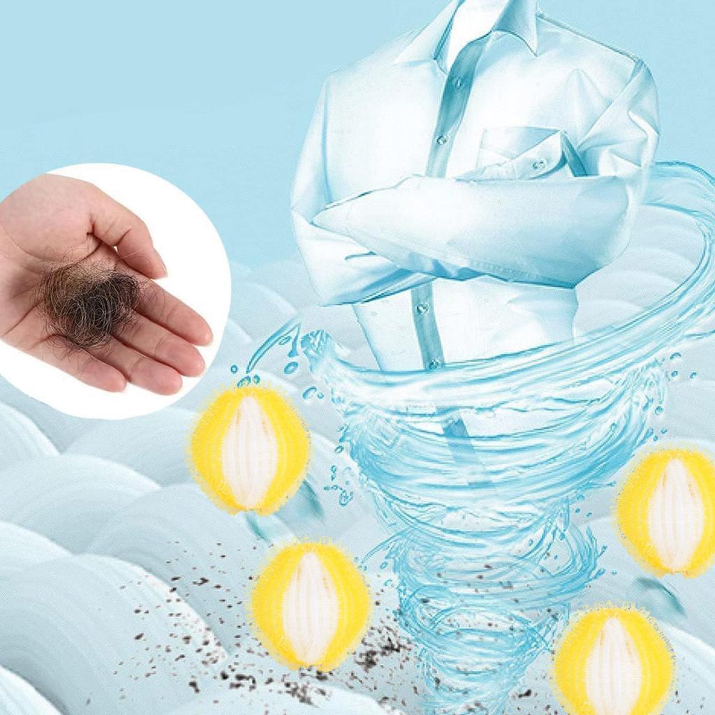 12-pack Pet Hair Remover, Washing Machine Safe, Reusable Pom-poms For Removing Pet Hair And  Hair.