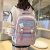 Школьный рюкзак для девочек-подростков, новый, высокой ценности, большой вместимости, для учеников средней школы, начальной школы, старшеклассников, модный