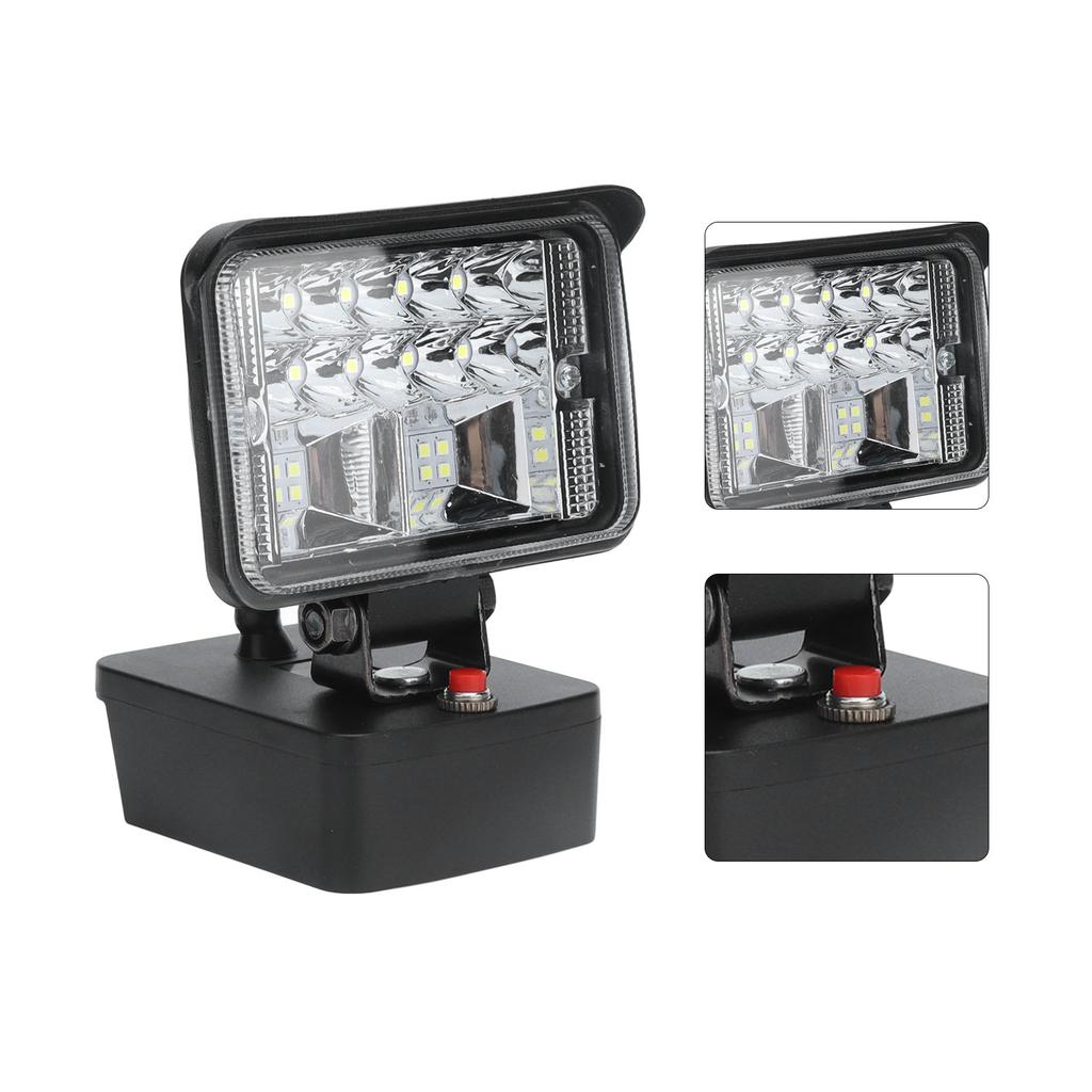 Светодиодный рабочий фонарь для улицы, портативный 11 Вт для литиевой батареи Milwaukee 18 В M18