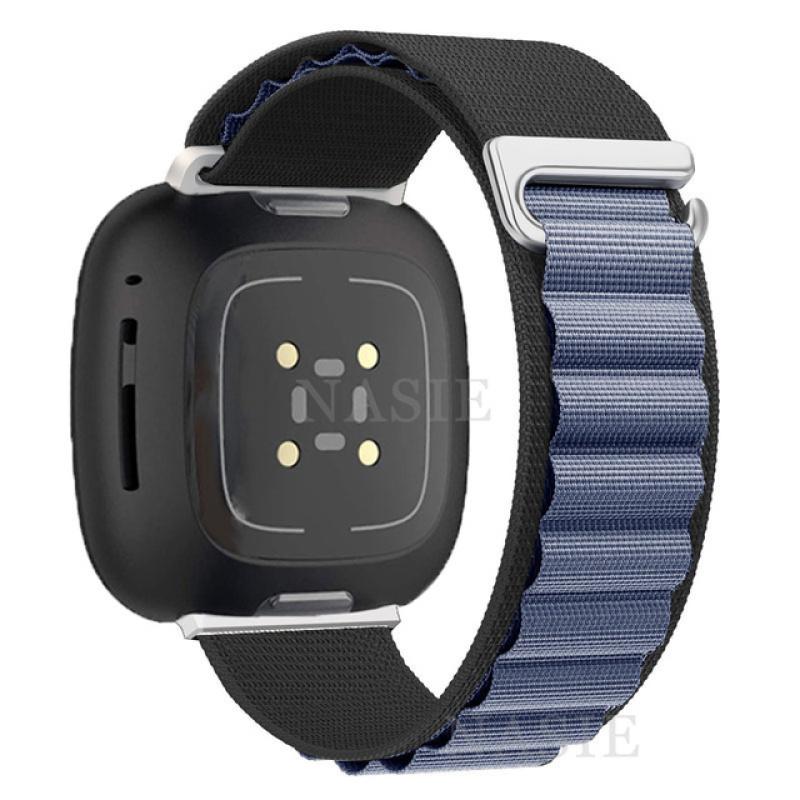 Нейлоновый ремешок для часов Fitbit Versa, браслет Fitbit Versa 2/Versa 3/Versa 4, браслет Alpine Loop Correa для Fitbit Sense 2