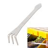 Ergonomic 3 Prong Bonsai Rake Steel Tool Gardening Tool Simple for Efficient Soil Loosening & Weed Removal In Gardens