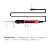 65W USB Digital Soldering Iron Mini Electric Soldering Iron Station Adjustable Temperature Digital Display 9-20V Power Supply