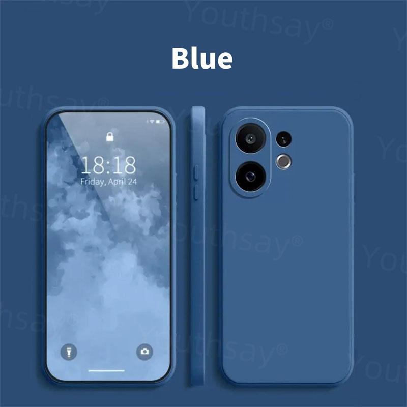 Роскошный чехол для Vivo V60 Чехол Vivo V60 Fundas Coque Мягкий жидкий силикон Защита камеры Бампер Vivo V60