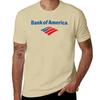 BANK OF AMERICA Футболка больших размеров летние топы синий архив оверсайз футболка однотонные белые футболки мужские