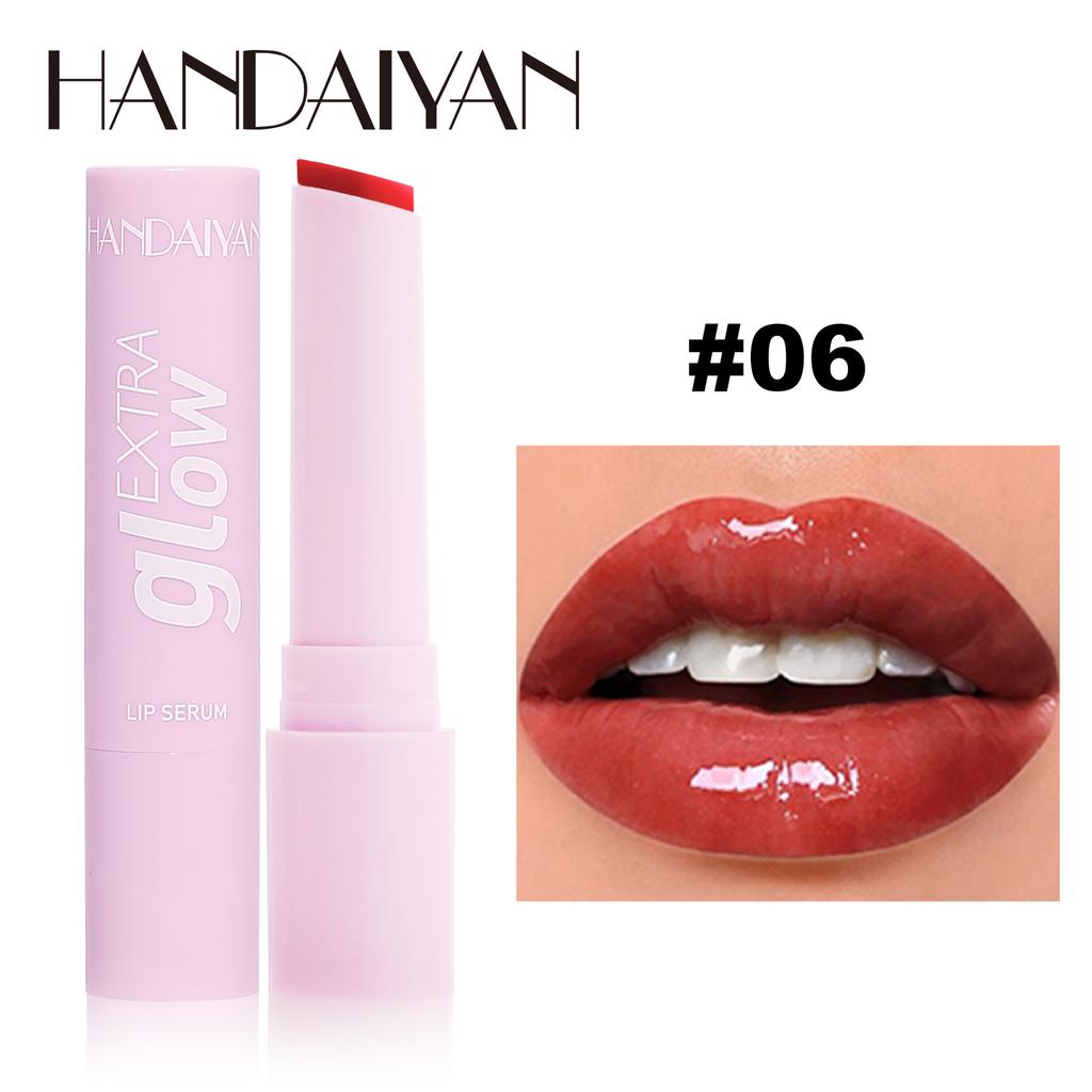 HANDAIYAN Moisturizing Solid Lip Gloss Water Light Mirror Lip Gloss Red Moisturizing Lipstick
