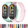 Браслет для Mi Band 8 9 Ремешок miband 8 Ремешок для часов Нейлоновый Спортивный Наручный Запасной ремешок pulsera Correa для xiaomi Mi band 9 ремешки
