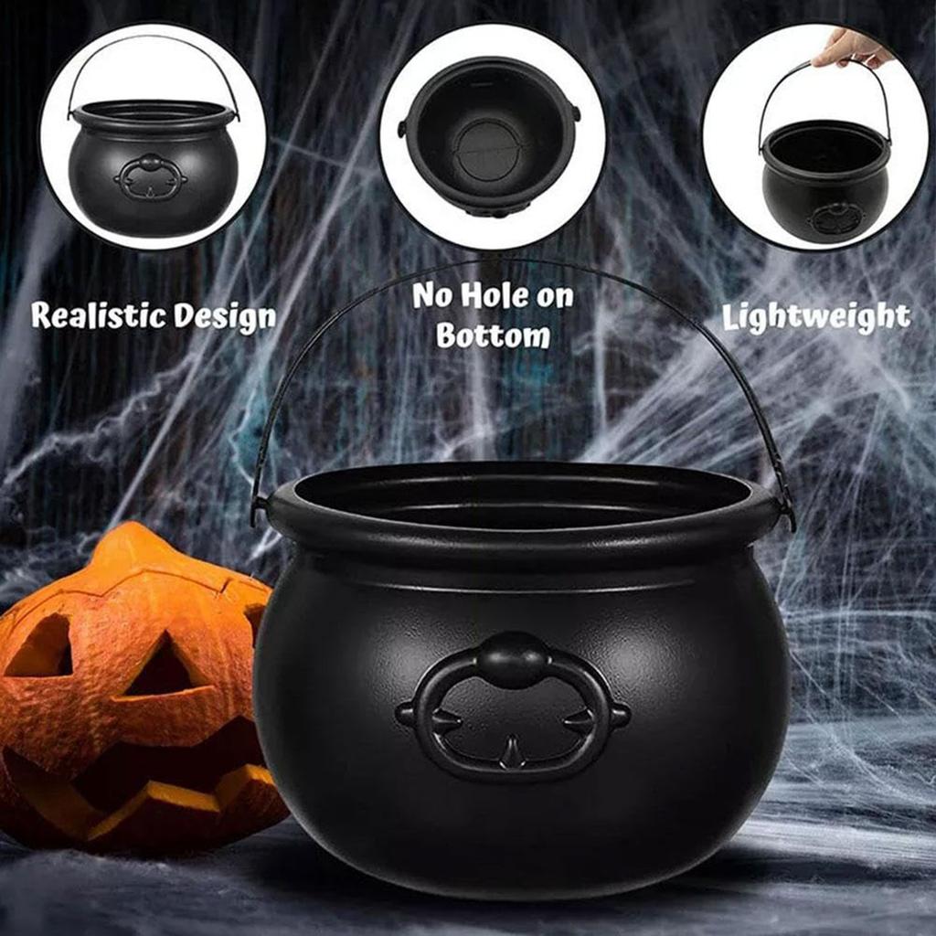 Black Witch Bucket Variety Packaging Candy Bucket Witch Jar Halloween