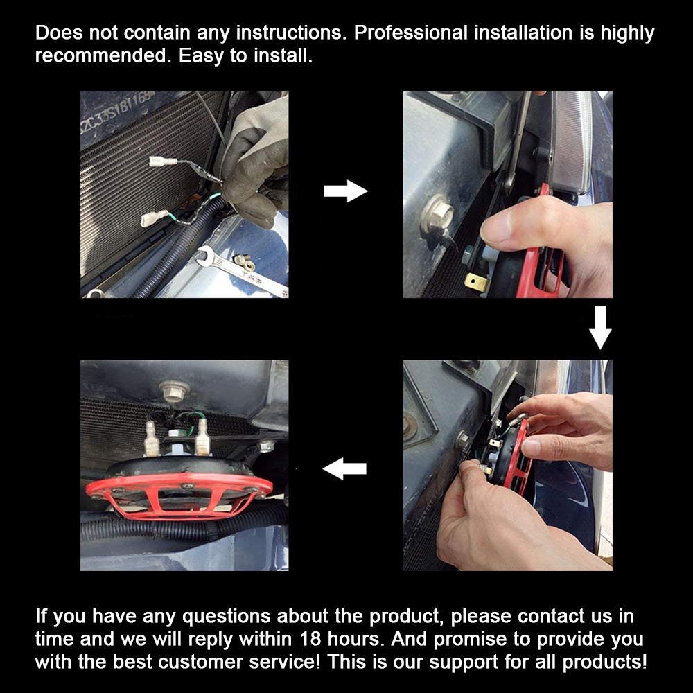 Horns Bracket & 2pcs 12v 115DB Super Loud Compact Electric Air Horn For 2008-2014 Subaru Impreza WRX / STi