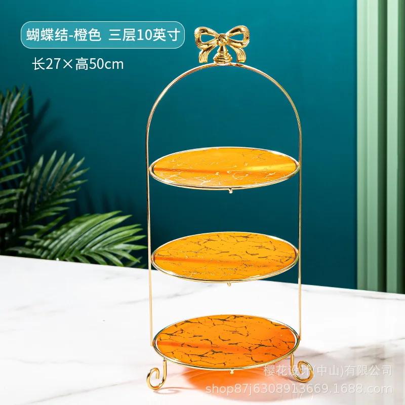 Многослойная подставка для торта из мраморного стекла, десертная тарелка, блюдо для димсамов, форма для торта, поднос для закусок, тарелки для суши, фруктовая тарелка, подставка для демонстрации