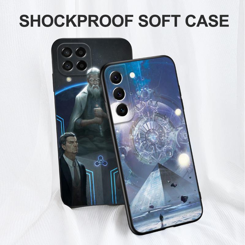 Black Tpu Case For Samsung Galaxy A03 SM-A035 A03 Core A03S A13 A23 LTE A33 A53 A73 4G 5G The Three Body Problem