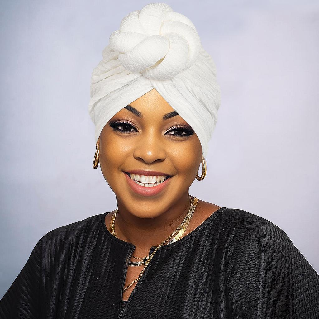 African Fashion Knotting, Light Luxury, Exaggerated Style, Handmade Wedding, Important Occasions Wearing Headscarves, Hats, and