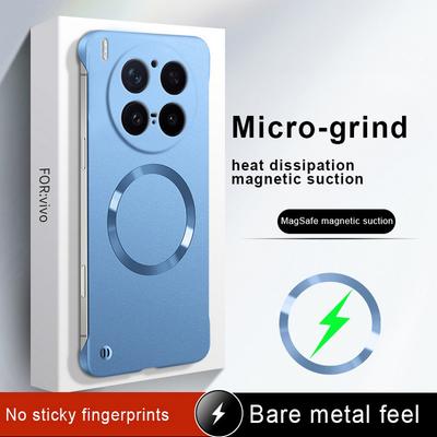 Тонкая рамка Магнитный чехол Magsafe для VIVO X300 Pro vivo x300 X200 Ultra X200s x200 Pro FE X100 Pro Защитная крышка для камеры