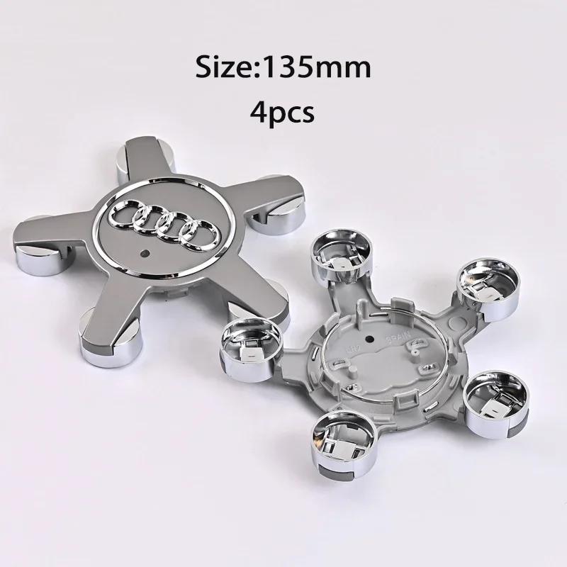 Hub Caps Hot For qaz23 4pcs 60mm 61mm 68mm 69mm qaz23 Hub Caps Car Wheel Center Caps For qaz23 A1 A2 A3 A4 A5 A6 A7 A8 S3 S6 Q3