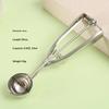 Ice Cream Scoop Food Grade Stainless Steel Spring Handle 3 Sizes Non-Stick for Kitchen Dessert Baking Party Use