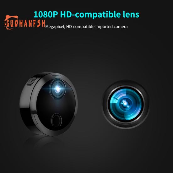 Мини-камера HDQ15 — HD-совместимая, обнаружение движения, инфракрасное ночное видение, 1080P, беспроводная камера наблюдения