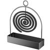 Портативный держатель для спиралей от комаров, стиль Nordic Spiral, с поддоном. Для летнего использования в походе, на пикнике на природе.