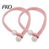 Curtain Tie 1 Pair Tiebacks for Drapes, Adjustable Rope Backs, Faux No Hole Hooks Pearls Cord Buckle Holder Home Hotel Office Window Drapery