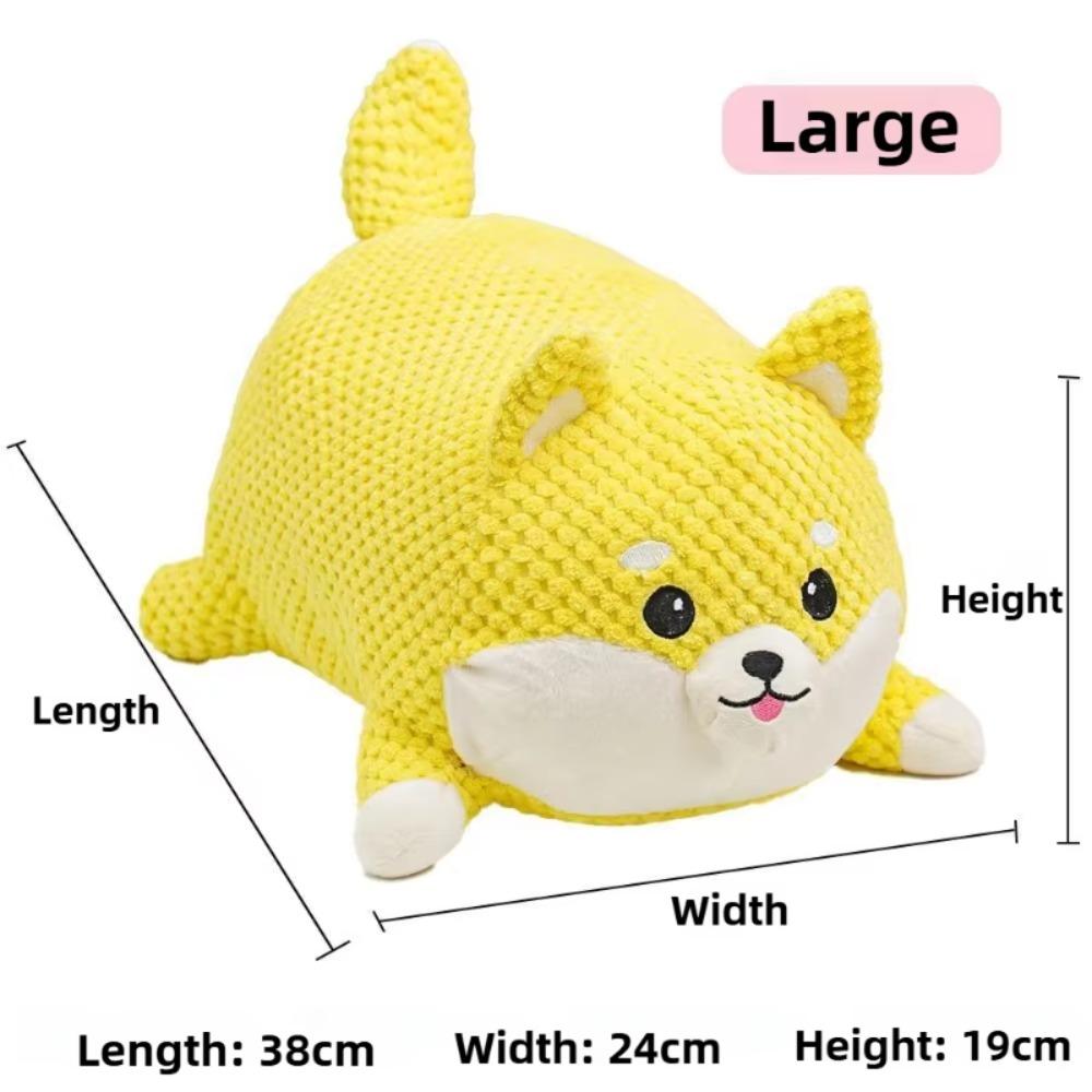 Cute Speak Up Squeaky Dog Corgi&Pig Animal Shape Pet Squeeze Sound Bite-resistant Portable Pet Chew Gift