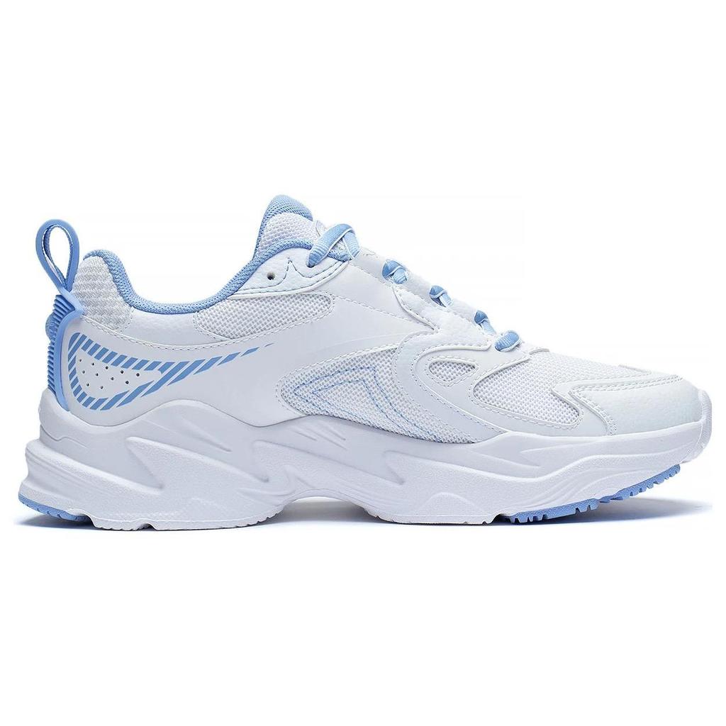 Li Ning Удобные Текстильные, Синтетическая Кожа Нескользящие Износостойкие Низкие Беговые Кроссовки Женские ARXT010-3
