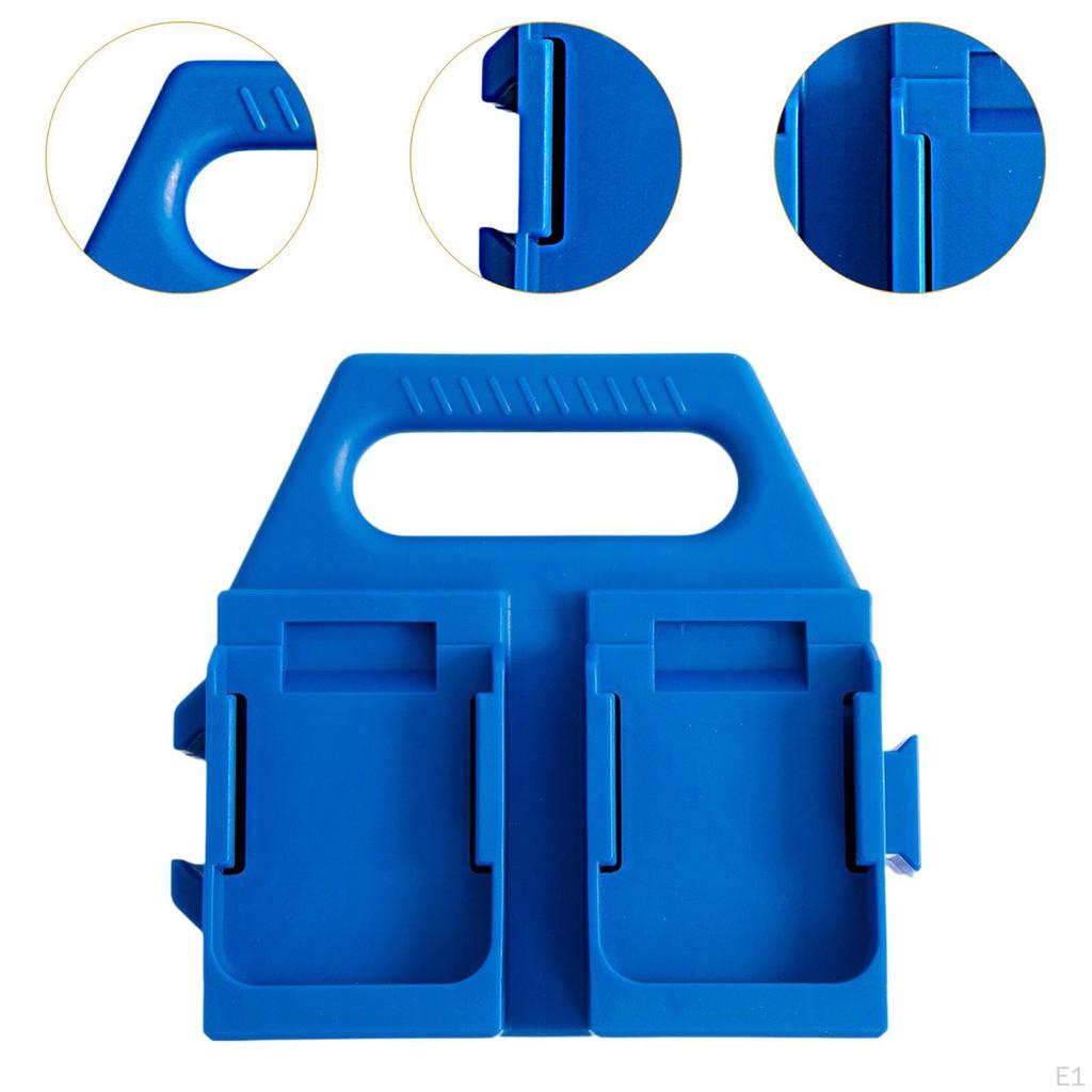 Battery Storage Bracket 4 Slots Space Saving Lightweight Sturdy Tool Organizer Mount Holder