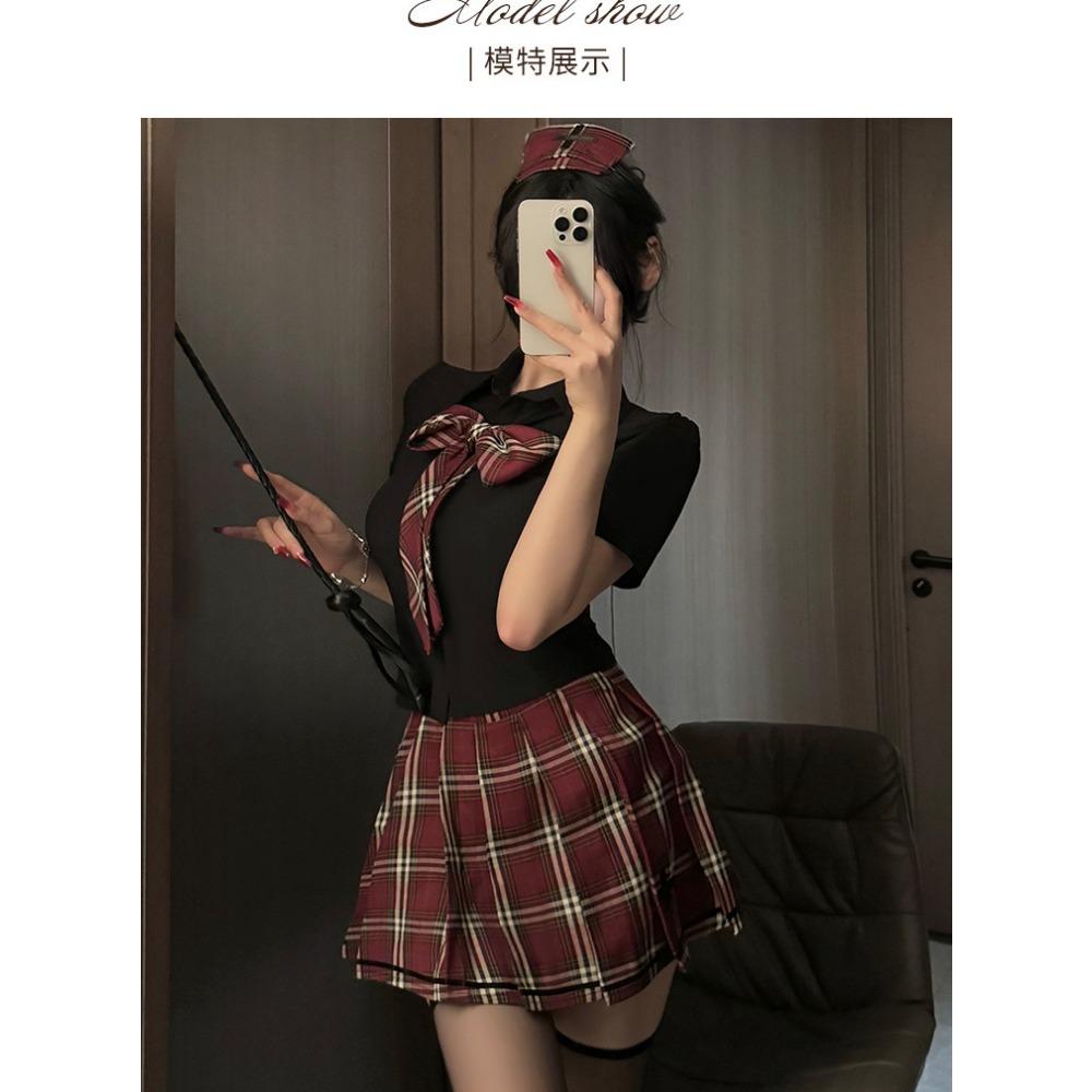 Xianyi Эротическое нижнее белье Чистая похоть Облегающее Соблазнение Студенческая одежда Ночной клуб Острый стиль Страсть Сексуальный Комплект униформы 569