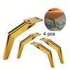 4pcs Metal DIY Furniture Legs Sofa Replacement Legs Modern Style Sofa Legs Suitable for Sofa Table Cabinet Nightstand