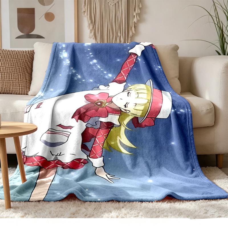 Ashita no Nadja Soft and comfortable flannel Suitable for sofas living rooms outdoor camping travel and also makes a great anniversary gif