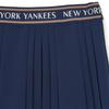 MLB Varsity New York Yankees Логотип Узор Высокая талия Повседневная юбка Женские юбки Темно-синий 3FSKV0144-50NYL