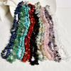 New Fashion Boho Gravel Choker Coral Aventurine Lapis Lazuli Amethyst Quartz Irregular Natural Stone Chips Women Necklaces