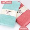 100% хлопок, однотонное банное полотенце, пляжное полотенце для взрослых, быстросохнущее, мягкое, толстое, с высокой впитывающей способностью, антибактериальное, 17 цветов, большие большие полотенца, размер 140x70 см