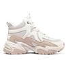 Skechers Stamina Модные Спортивные Кроссовки на Шнуровке с Плюшевой Подкладкой Амортизирующие Износостойкие Полуботинки для Бега Женские Кроссовки Светло-Розовые 168021-LTPK