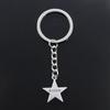 Модный брелок 23x20 мм со звездами, подвески мечты, сделай сам, мужские ювелирные изделия, автомобильный брелок, кольцо, держатель, сувенир для подарка