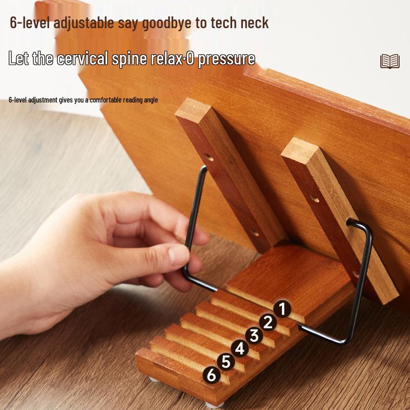 Бамбуковая подставка для чтения книг, каллиграфии и планшетов
