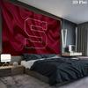 Iron Sparta Wall tapestry, aesthetic printed fabric blanket, suitable for bedroom, living room, and home decor.