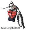PU Leather Lovely Heart Shaped Keyring Ins Bag Charms Exquisite Car Keychain  Party