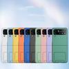 Для Samsung Z Flip 4 5g антидетонационный жесткий чехол для ПК для Samsung Galaxy Z Flip 4 Flip4 Zflip4 подставка-держатель модные аксессуары