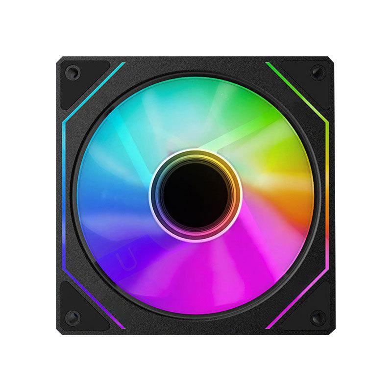 Комплект вентиляторов для корпуса Prism 4Pro ARGB, 12 см, Mystic Light Sync, 5 В, 3-контактные, вентиляторы для корпуса компьютера, двойной комплект вентиляторов RGB