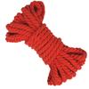 4/5/10/20M Red Sewing 3 Shares Twisted Cotton Cords 5-20mm Bag Belt Macrame Cord Knapsack Braided Rope DIY Clothes Accessories