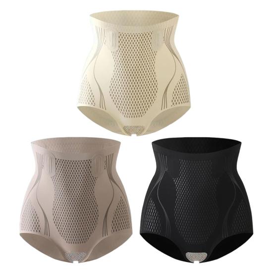 Женские трусики бесшовные с высокой талией, с утягивающим эффектом, корректирующие фигуру, эластичные, послеродовые, с подтяжкой ягодиц, хорошие