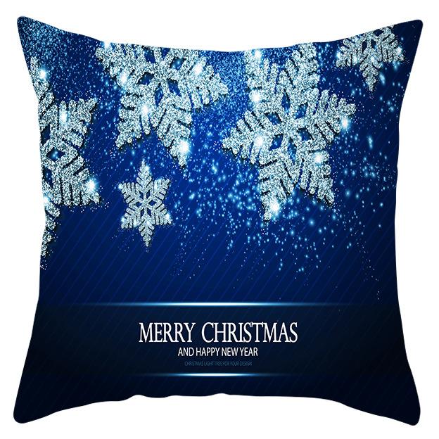 Рождественская серия «Снежная сцена» Наволочки Домашняя наволочка для дивана Чехлы для подушек для автомобиля Домашнее использование