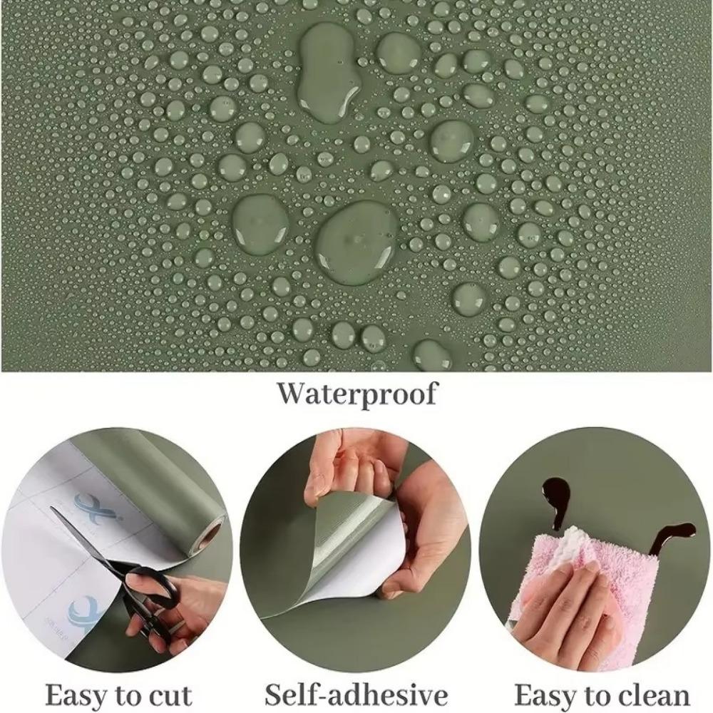 Waterproof Self-Adhesive Contact Paper Background Wall Stickers Living Room Kitchen Bedroom Dorm