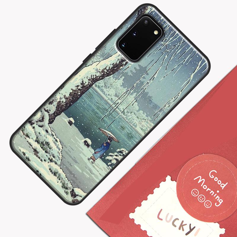 Японская гравюра укиё-э Чехол для телефона Samsung Galaxy S26 S25 Ultra S20 S21 S22 S23 S24 S10 Plus S25 FE Защитный корпус