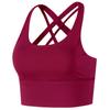 Европейский и американский стиль женский ударопрочный спортивный бюстгальтер плюс размер тонкий пуш-ап крест на спине бег йога фитнес жилет