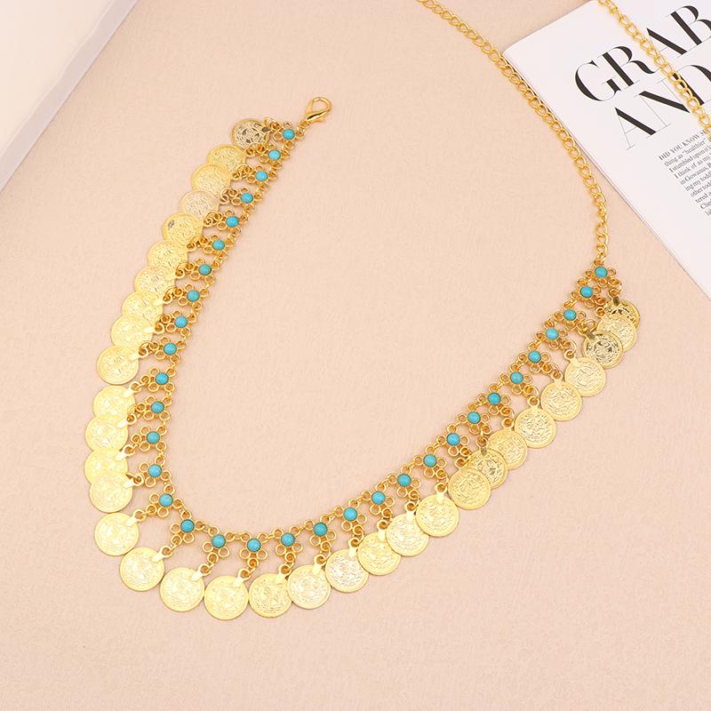 Индийские монеты Цепочки на живот талию тело для женщин женские сплав длинная кисточка пояс для танцевального платья свадебная вечеринка ювелирные изделия