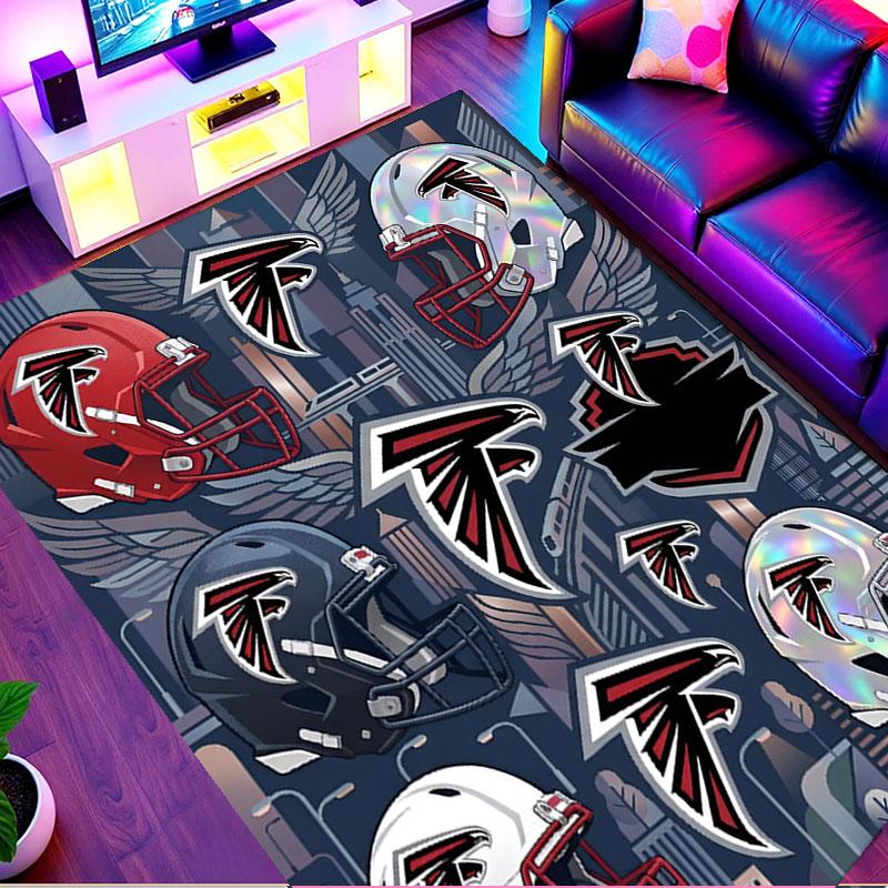 NFL Print Rug, Washable Floor Carpet, For Entryway Dorm Laundry Room Office Study, Home Decor Birthday Christmas Gift