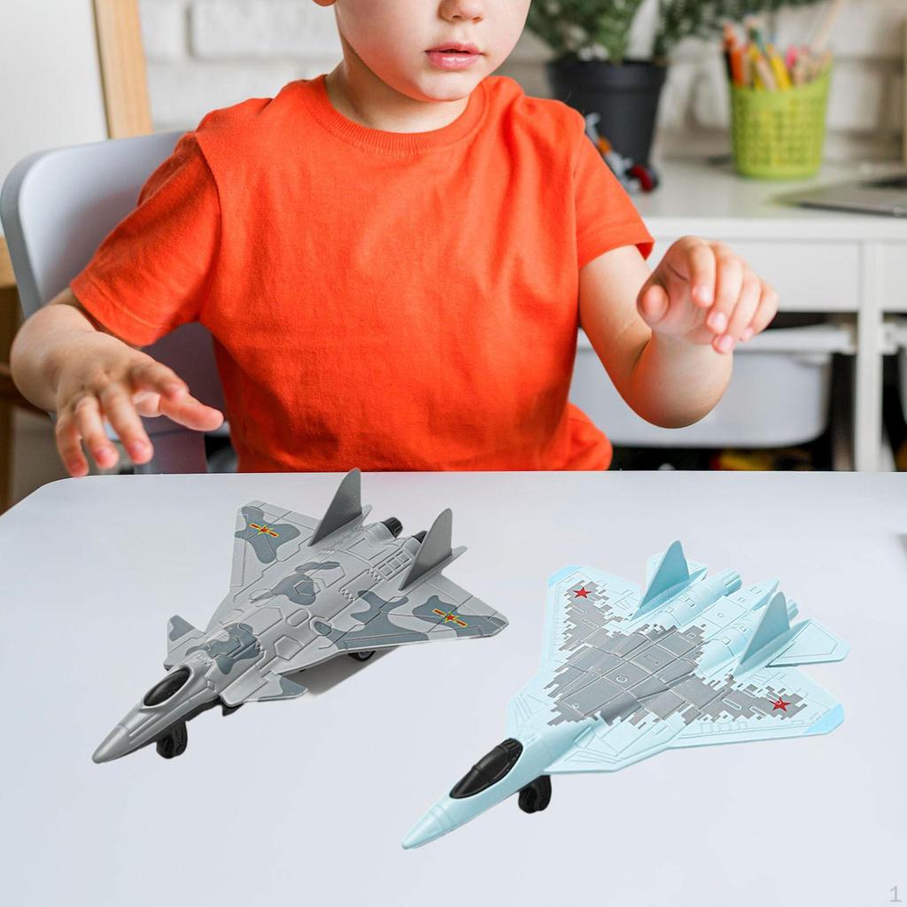 Alloy Fighter Model Children Toy Aircraft Desktop Decor Birthday Gift Ornament Plane