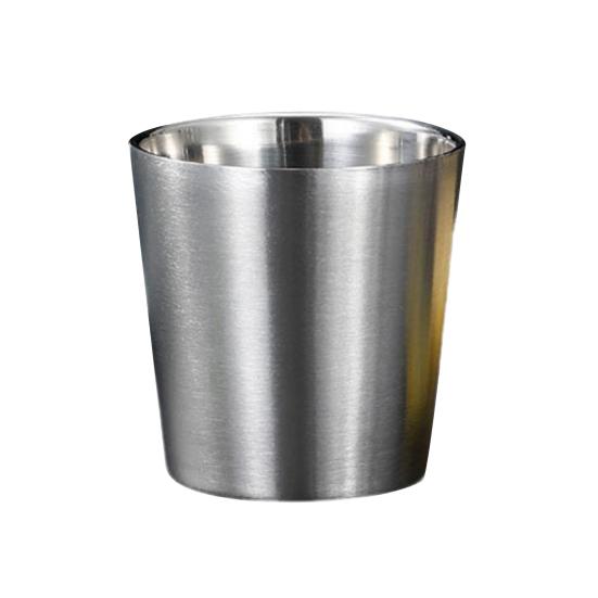 201 Нержавеющая стальная чашка штабелируемая кружка для питья с двойными стенками и вакуумной изоляцией для кофе