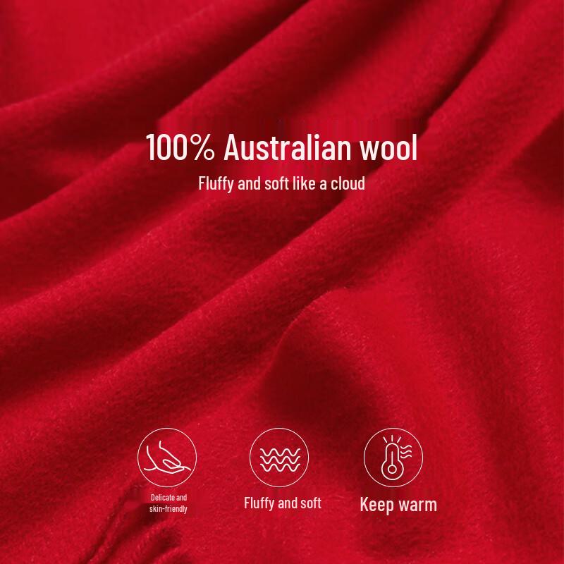 Hengyuanxiang Women's 100% Wool Scarf